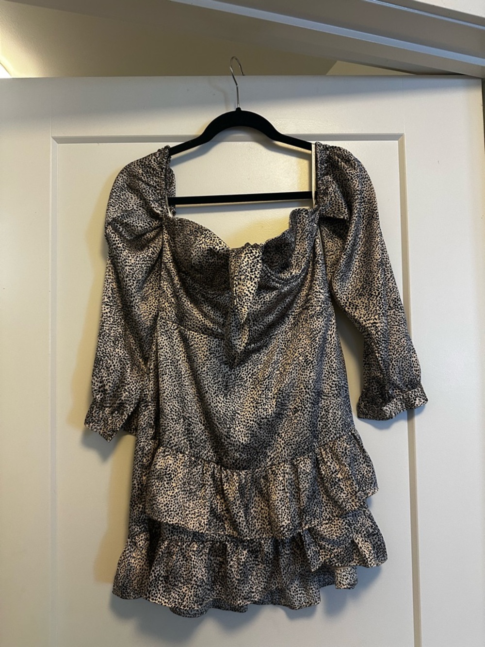 Majorelle Animal Print Mini Dress